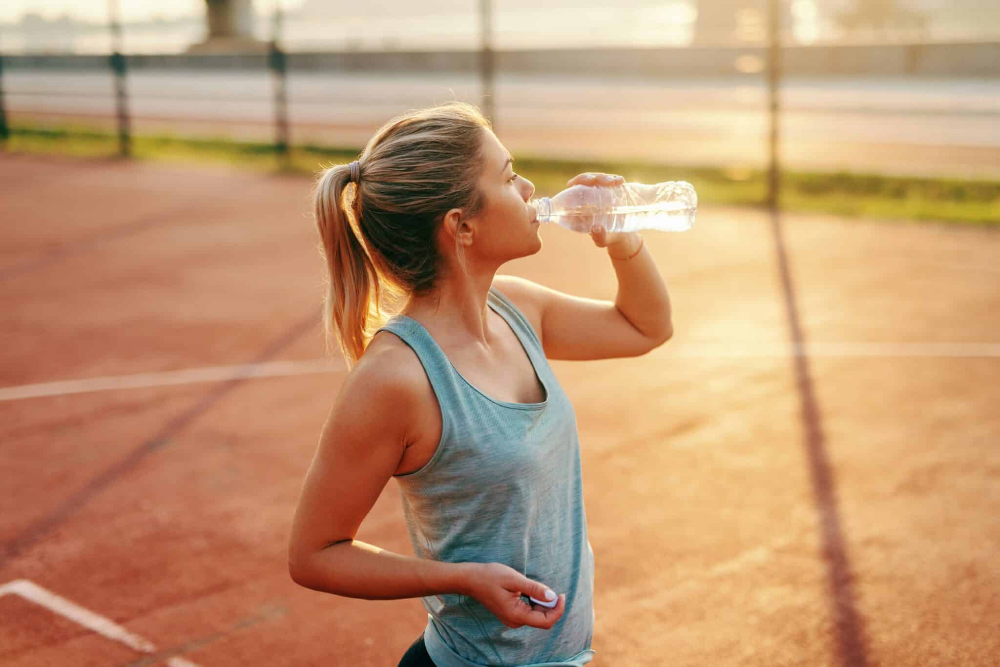 Hardlopen met warm weer