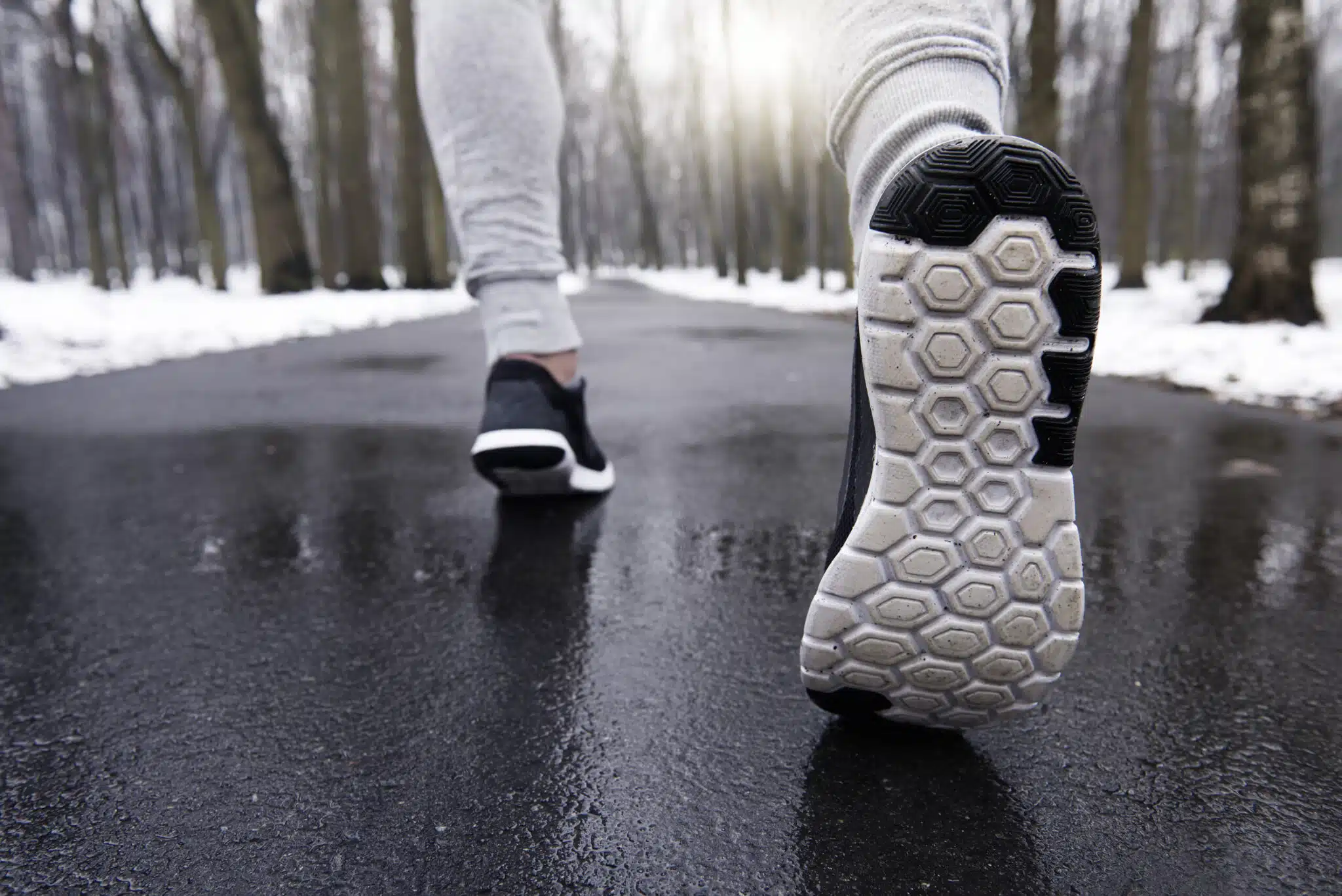 running in the cold